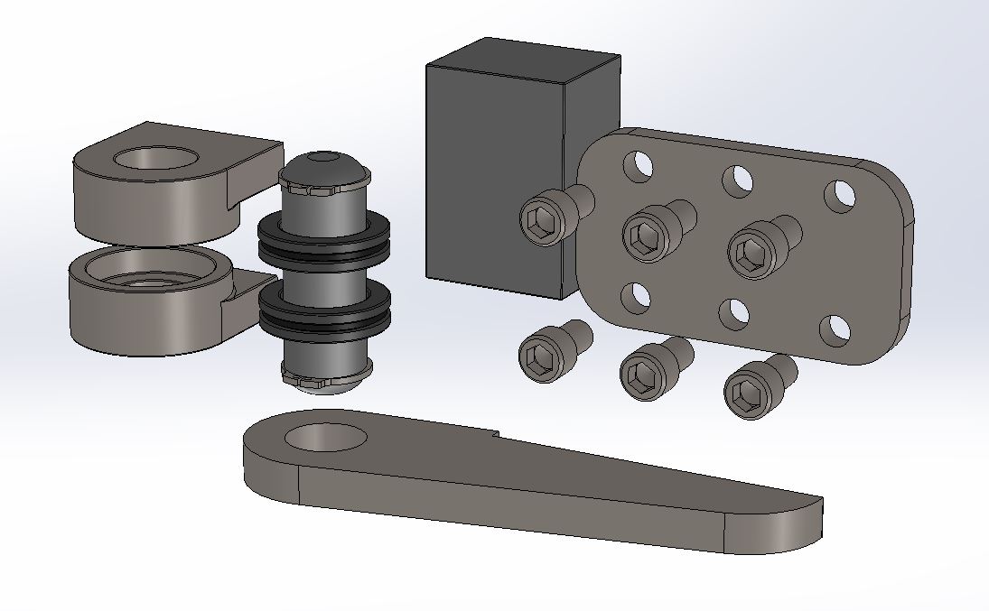 铰链连接件相关3D图纸合集